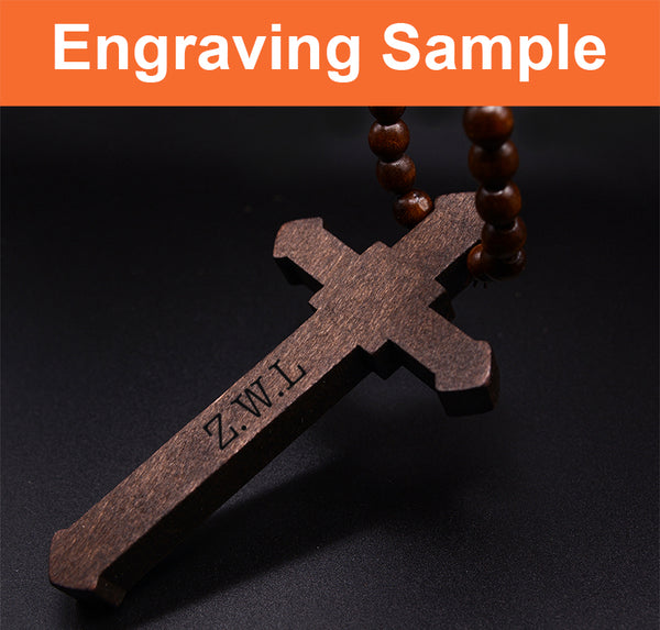 Rustic Elegance: Handmade Vintage Leather Cord Cross Necklace for Men and Women