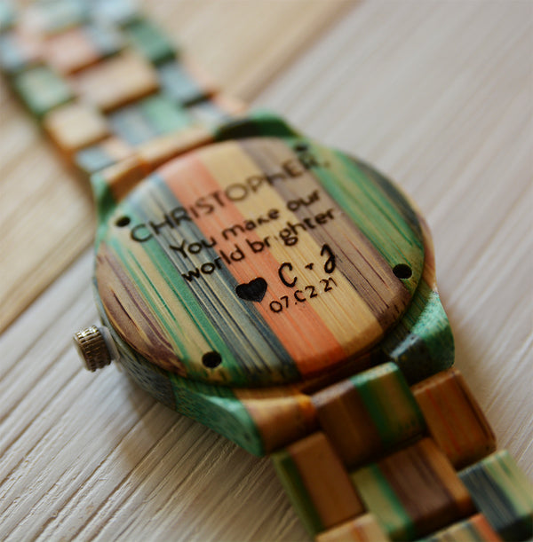UXD Exotic Earthy Wooden Watch