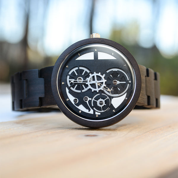WoodCore Skeleton Wooden Watches