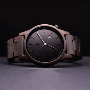 Personalized Gifts For Him Engraved Dark Wooden Watches For Men