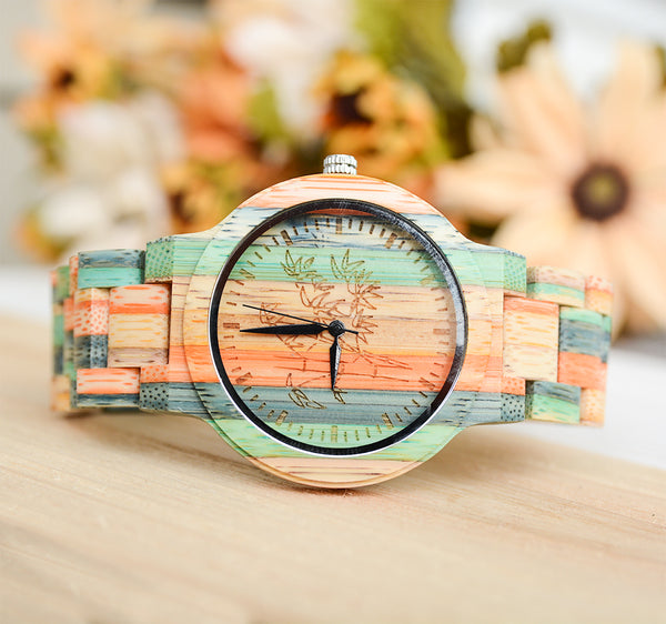 UXD Exotic Earthy Wooden Watch