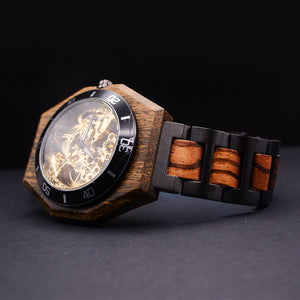 Wooden Watches For Men Premium Eco-Friendly Manual Mechanical Wood Watches For Men | Urban Designer 
