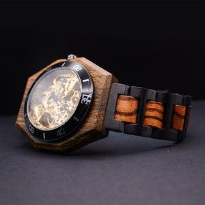 Wooden Watches For Men Premium Eco-Friendly Manual Mechanical Wood Watches For Men | Urban Designer