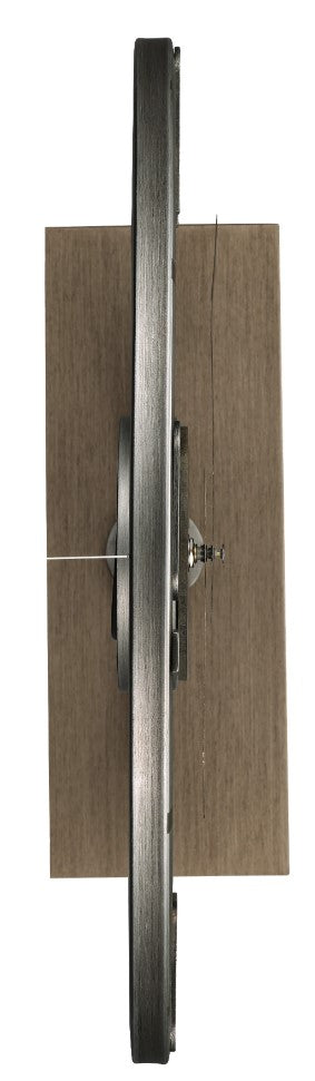 Hollis Metal and Wood Accent Clock