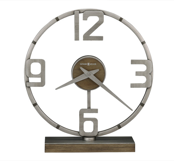 Hollis Metal and Wood Accent Clock