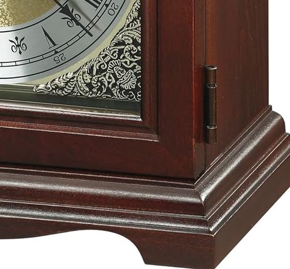 Graham Bracket Mantel Clock,Key-Wound, Single-Chime Movement