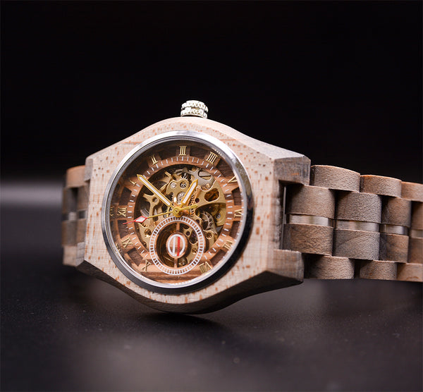 Everwood Mechanical Wooden Watch