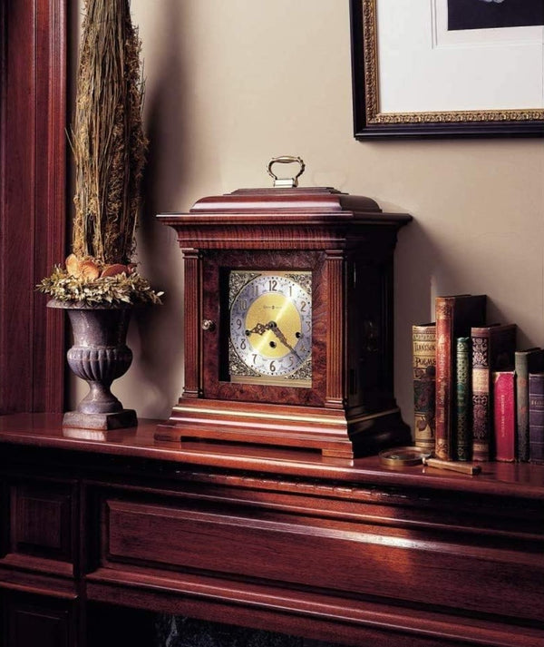 Howard Miller Thomas Tompion Mantel Clock,Key-Wound,Triple-Chime Movement