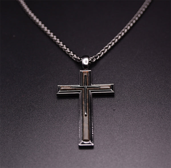 Legacy Timber Wood Cross Necklace