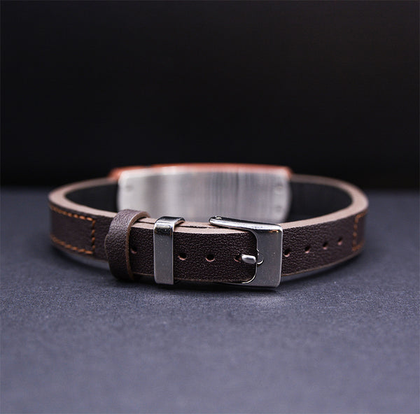 Rosewood Premium Leather Bracelet For Men