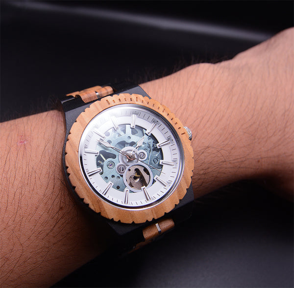 Lushwood Mechanical Wooden Watch