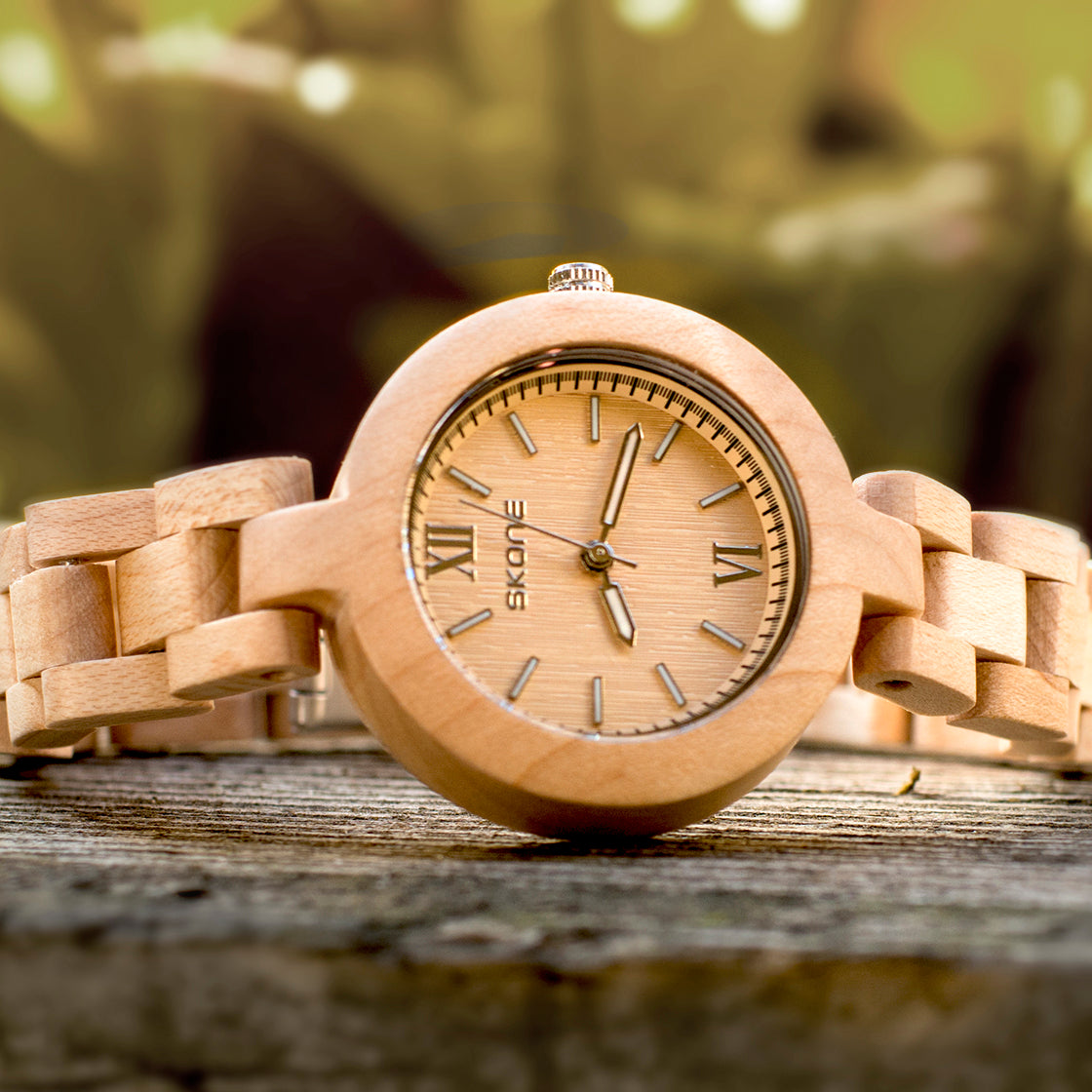 Handcraft Skone Analog Stylish Wooden Watch Her