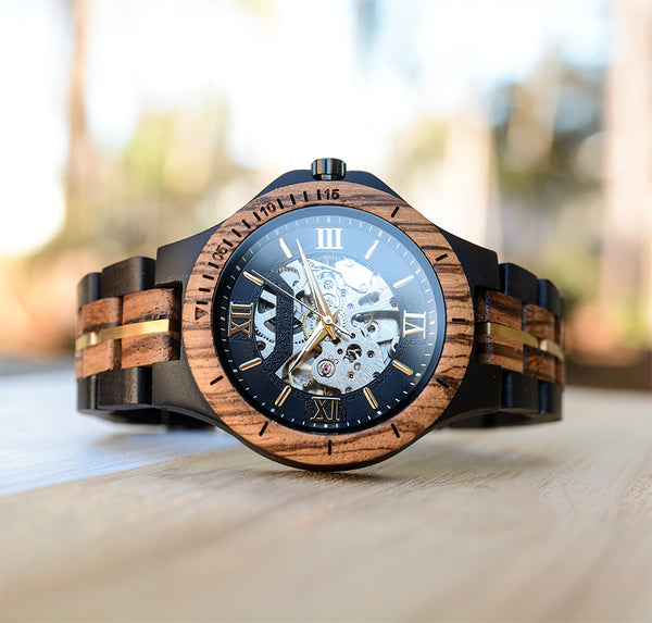 Wooden Watches For Men Premium Eco-Friendly Manual Mechanical Wooden Watches For Men | Urban Designer 