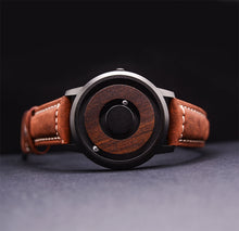 Wooden Watch: Cosmos Minimalist Wood Dial Scaleless Magnetic Wood Watch
