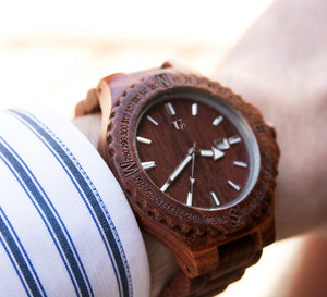 A high-quality wood watch with Japanese Movement from Urban Designer.