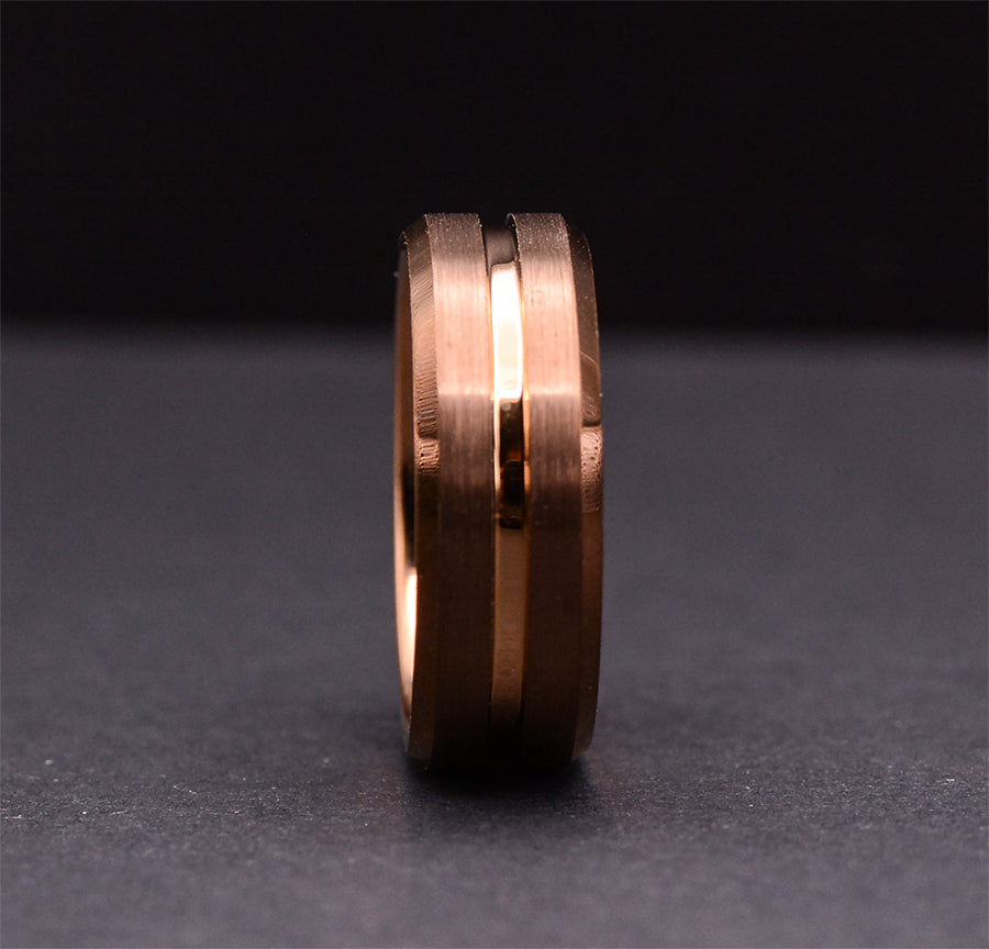 UXD8mmcoffeeandrosegoldplatetungstenwedd