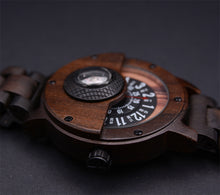 Classic Handmade Compass Wood Watch For Men