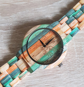 UXD Exotic Earthy Wooden Watch