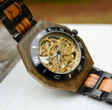 Premium Eco-Friendly Natural Durable Handcrafted Manual Mechanical Wood Watch For Men