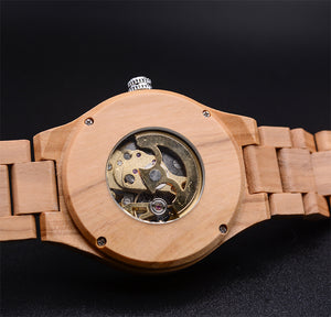 UXD Premium Eco-Friendly Manual Mechanical Wooden Watch