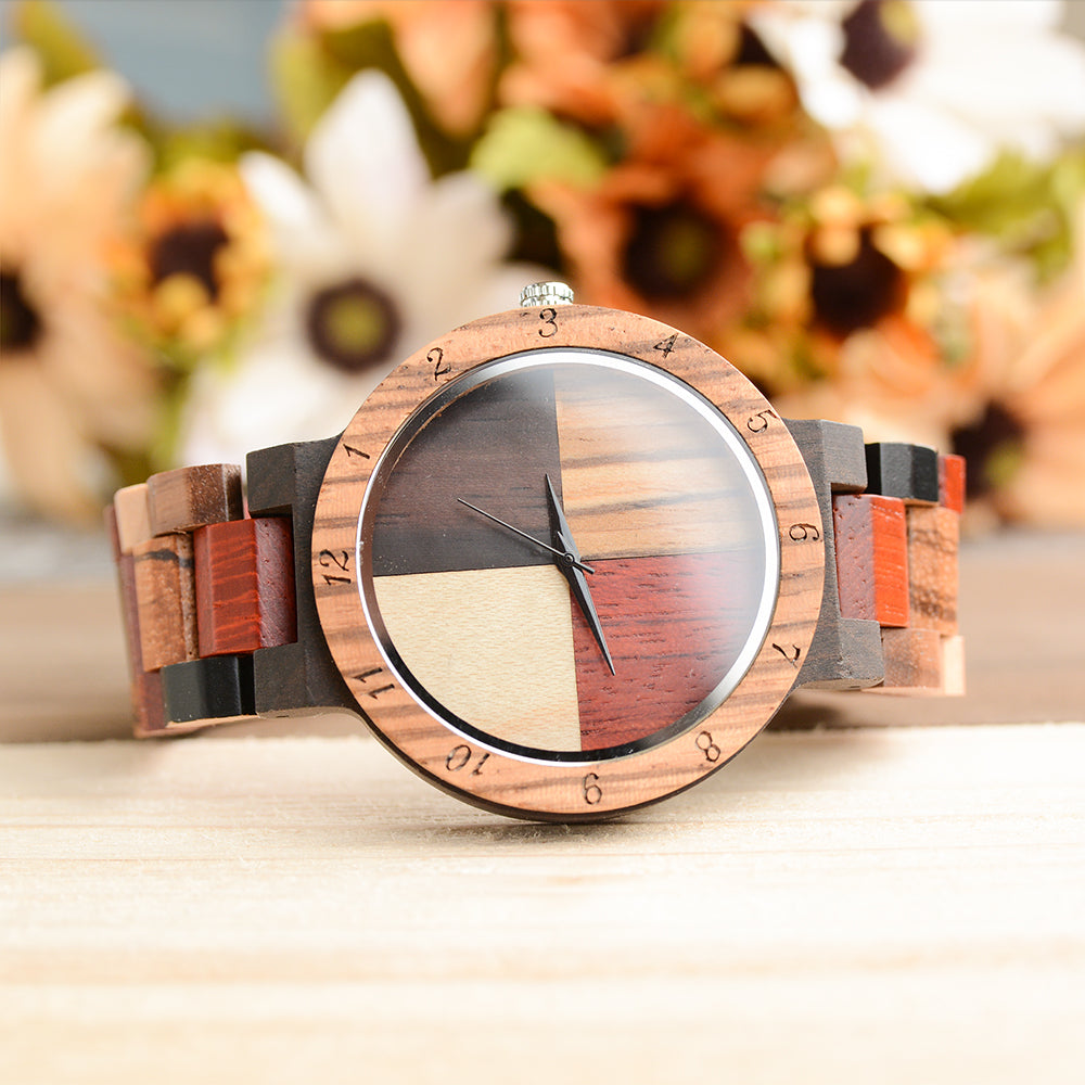 UXD wooden watch for men