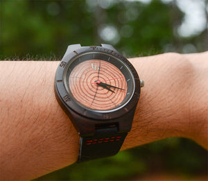 Handmade Original Wood Grain Watches for Men with Premium Leather Strap