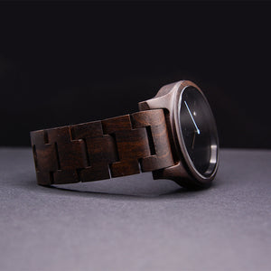 Personalized Gifts For Him Engraved Dark Wooden Watches For Men | Urban Designer