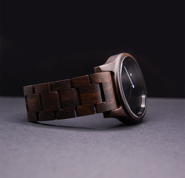 Personalized Gifts For Him Engraved Dark Wooden Watches For Men | Urban Designer