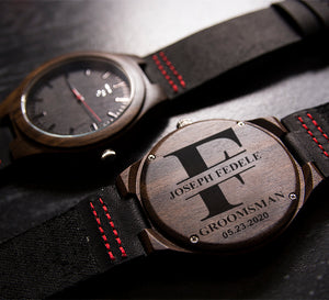 Best Groomsmen Gifts - Groomsmen Watches With Personalized Engraving