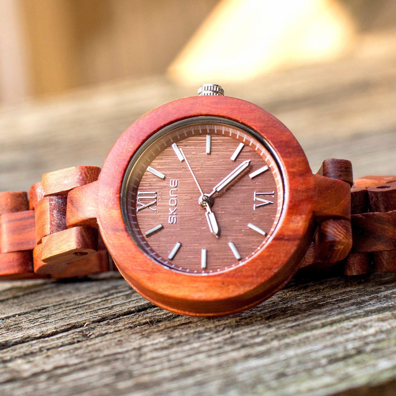 Handcraft Skone Analog Stylish Wood Watch