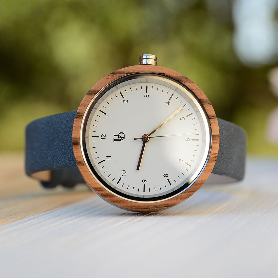 Wooden Watches for Women Personalized/Engraved Zebra Wood Face